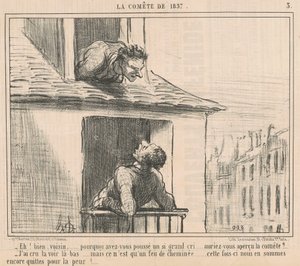 Ahoj! No sousede...proč jsi tlačil... od Honoré Daumier
