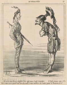 Studna! Moje statečná angličtina... od Honoré Daumier