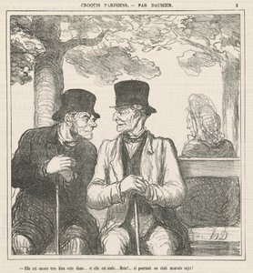 Je stále velmi dobrá, tato dáma... od Honoré Daumier