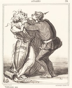 Pojďme se líbat od Honoré Daumier