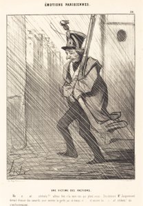Pařížské emoce: Oběť frakcí od Honoré Daumier
