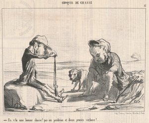 Tady je dobrý lov! ... od Honoré Daumier