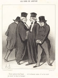 Znovu ztracen na královském dvoře... a naříká... od Honoré Daumier