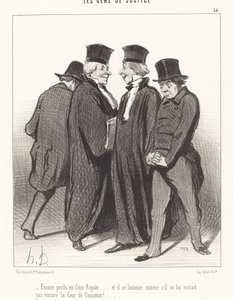 Znovu ztracen na královském dvoře... a naříká... od Honoré Daumier