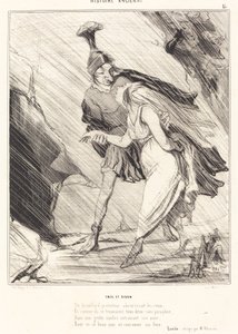 Aeneas a Dido od Honoré Daumier