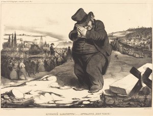 Sakra Lafayette!... Chyť mého starce! od Honoré Daumier