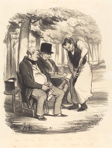 Je dobré, alespoň vaše víno!... od Honoré Daumier