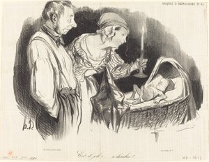 Je hezký!... tento cherubín!... od Honoré Daumier