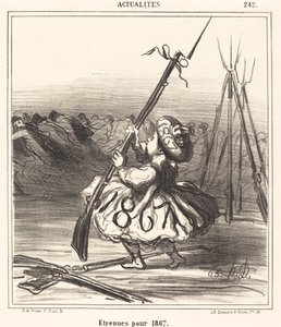 Vánoční dárky pro 1867 od Honoré Daumier