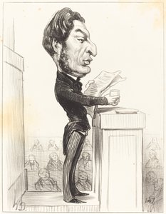 Evžen Rouher od Honoré Daumier