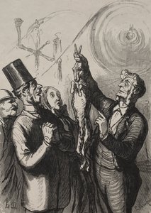Univerzální výstava: za deset minut budete mít gibelottu a klobouk. od Honoré Daumier
