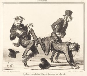 Nešťastný výsledek... koňské maso od Honoré Daumier