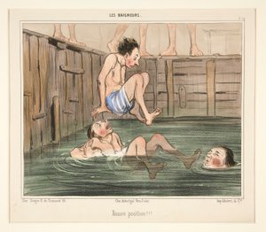 Špatné umístění!!! z The Bathers od Honoré Daumier