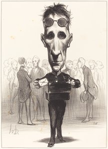 Félix Saint-Priest od Honoré Daumier