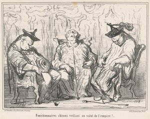 Úředníci ... bdí nad spásou říše! ... od Honoré Daumier