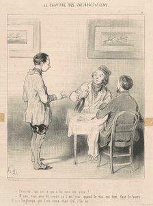 François, který vypil moje víno... od Honoré Daumier