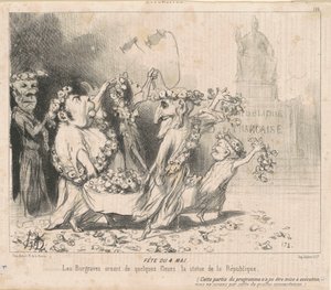 Den 4. května od Honoré Daumier