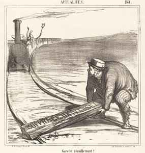 Zastavte vykolejení! od Honoré Daumier
