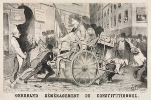 Velké odstranění ústavního zřízení od Honoré Daumier