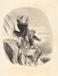 Průvodce, pojďme... ve jménu nebe... od Honoré Daumier