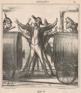 stop!!! od Honoré Daumier