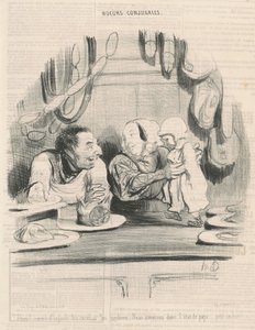 Eh! jak se dívá na mozkové závity... od Honoré Daumier