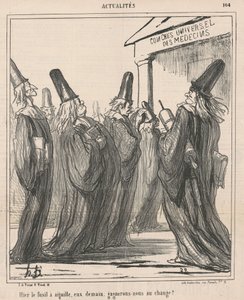 Včera jehlová pistole, oni zítra... od Honoré Daumier