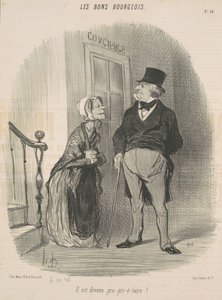 Stal se pro-pri-é-taire! od Honoré Daumier
