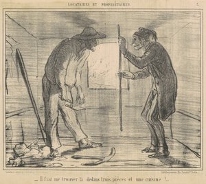 Musíš mě najít... tři kusy... od Honoré Daumier