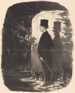 Netřeba dodávat, že musím přejít toto... dřevo... od Honoré Daumier