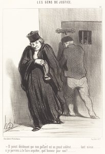 Zdá se... že můj chlap je velký darebák... od Honoré Daumier