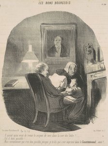 Zdá se, že jsme právě znovu viděli mořského hada... od Honoré Daumier