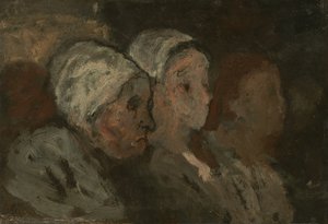 V kostele od Honoré Daumier