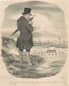 Nevýhoda stavby venkovského domu... od Honoré Daumier