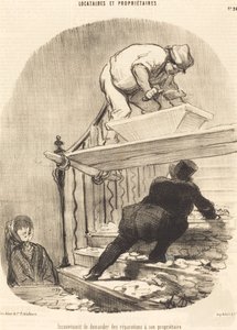 Nevýhoda požadavku na opravu... od Honoré Daumier