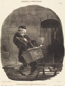 Nevýhoda pronájmu... nedaleko řeky od Honoré Daumier