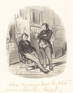 Nevýhoda zaslání špatného obrazu... od Honoré Daumier