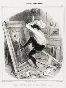 Nevděčná vlast, nebudeš mít moji práci! od Honoré Daumier