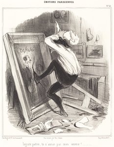 Nevděčná vlast, nebudeš mít moji práci!... od Honoré Daumier