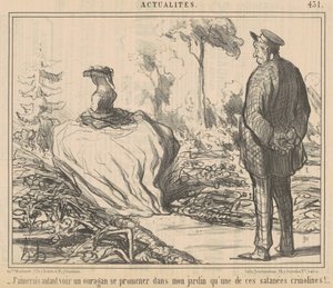 Rád bych viděl hurikán... od Honoré Daumier