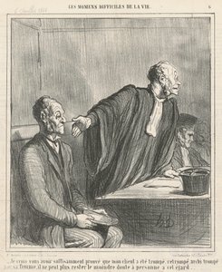 Věřím, že jsem vám... dokázal, že můj klient... od Honoré Daumier