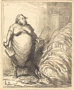Nikdy to nemůžu všechno smýt od Honoré Daumier