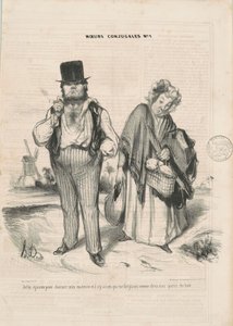 Vzal jsem si tě, abych okouzlil svou existenci... od Honoré Daumier