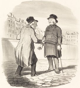Zatknu tě, špatný předmět... od Honoré Daumier
