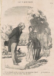 Promiň, jestli jsem tě neviděl... od Honoré Daumier