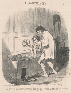 Nechci se dostat do tolika vody... od Honoré Daumier