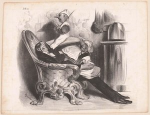 Karikatuur van ministr Antoine Maurice Apollinaire d
