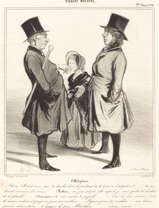Adopce - Ach! Roberte, příteli... od Honoré Daumier