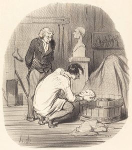 Umělec – to je ono!... od Honoré Daumier