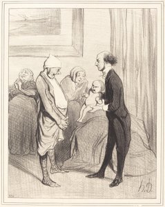 Vstup do života od Honoré Daumier